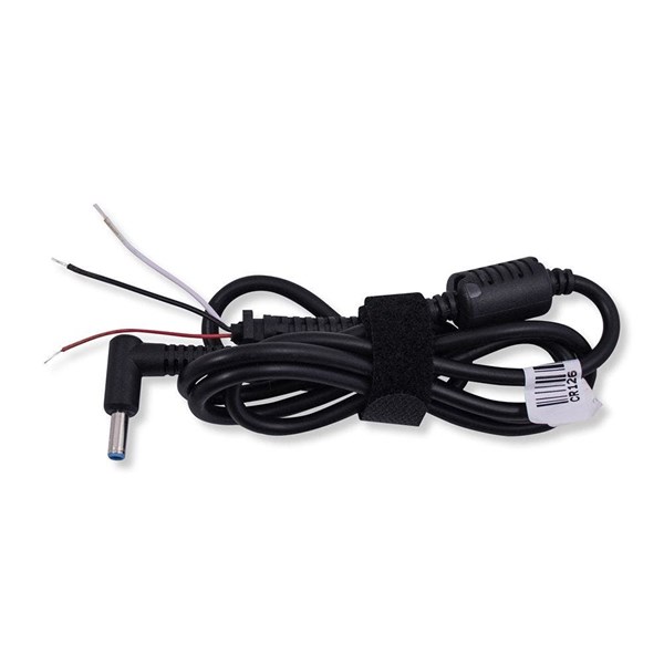 Cabo Para Reparo de Fonte Carregador Dell e HP - 4.5x2.7mm - Plug Azul