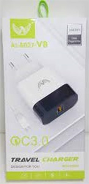 Carregador Celular Tipo C Type C Turbo Fast Charger 3.0 Com Cabo - AL-5027