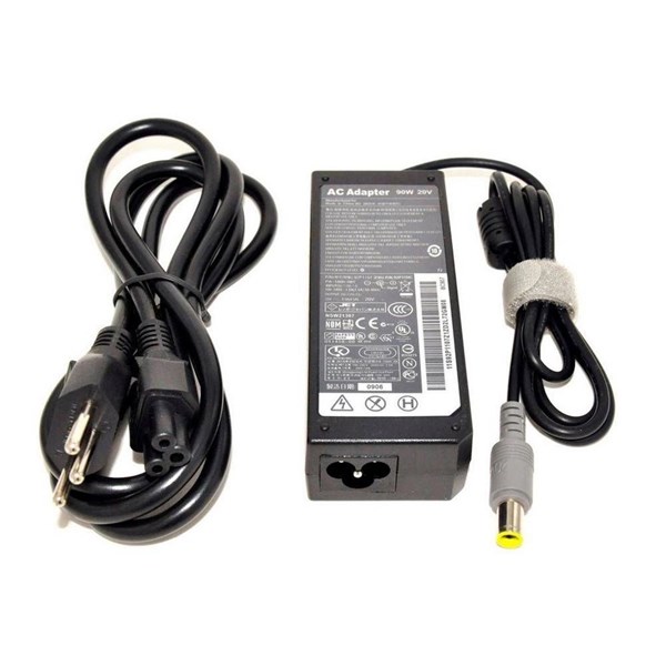Fonte Carregador Lenovo 20V 4.5A 90W - 7.9x5.5mm - Conector Redondo - Logo Lenovo