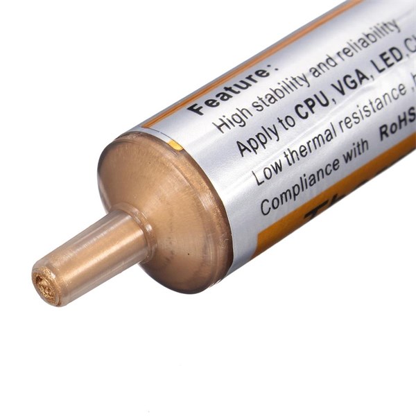 Pasta Térmica Dourada HY610 - Seringa 30g - 3,05W/mK - Grease Thermal