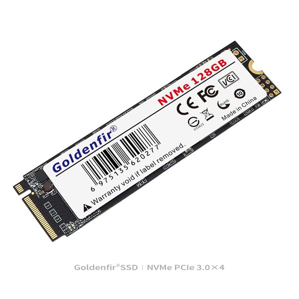 SSD 128GB M.2 NVMe PCIe 2280 - Goldenfir