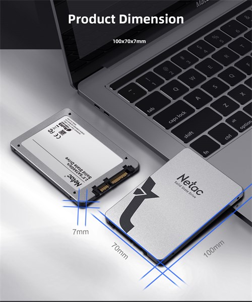 SSD 128GB Sata III 6GBs 2.5" Metal - Netac