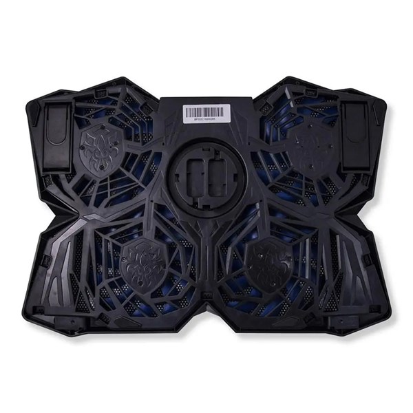Suporte Para Notebook 15.6" ate 17.3" - Base Refrigerada Com 4 Coolers Com Controle de Velocidade