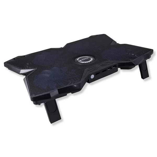 Suporte Para Notebook 15.6" ate 17.3" - Base Refrigerada Com 4 Coolers Com Controle de Velocidade
