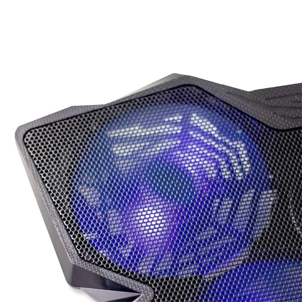Suporte Para Notebook 15.6" ate 17.3" - Base Refrigerada Com 4 Coolers Com Controle de Velocidade