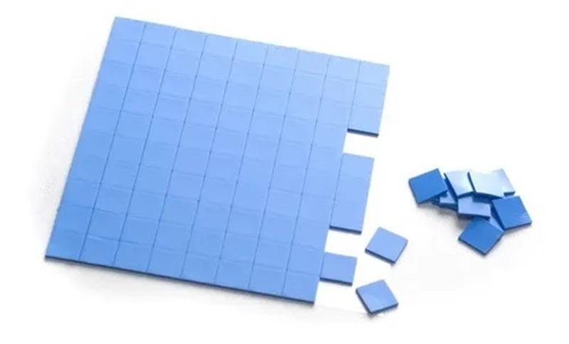 Thermal Pad Dissipador Térmico - Espessura 2mm - Tamanho 1x1cm - 6.0w/mk - 1 Unidade