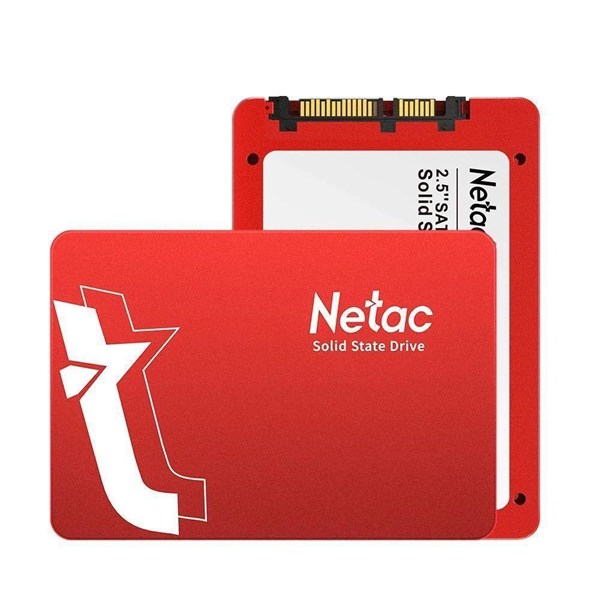 SSD 128GB Sata III 6GBs 2.5" Metal Vermelho - Netac