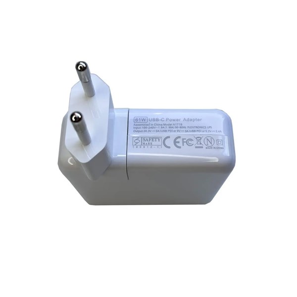 Fonte Carregador Apple Macbook Pro - 5.2V 9V 20.3V 2.4A 3A 61W - Type C Tipo C - A1534 A1540 A1646 A1706 A1707 A1708 A1718 A1719