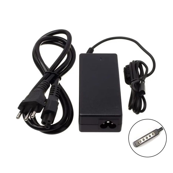 Fonte Carregador Microsoft Surface 2 12V 3.6A 45W - Microsoft Surface RT Surface Model 1536 Microsoft Surface Pro 2
