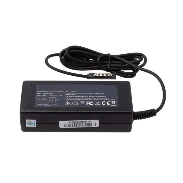 Fonte Carregador Microsoft Surface 2 12V 3.6A 45W - Microsoft Surface RT Surface Model 1536 Microsoft Surface Pro 2