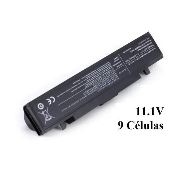 Bateria Para Notebook Samsung RV410 RV411 RV415 RV419 RV420 NP270 NP275 NP300 R480 Aa-Pb9Nc6B Aa-Pb9Ns6B - 9 Células - 11.1V - Preta - BC024