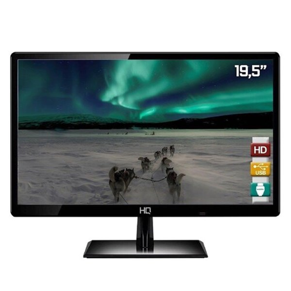 Monitor 19.5" LED HD 1440x900 75Hz - HDMI VGA - 19.5HQLED - HQ Screen