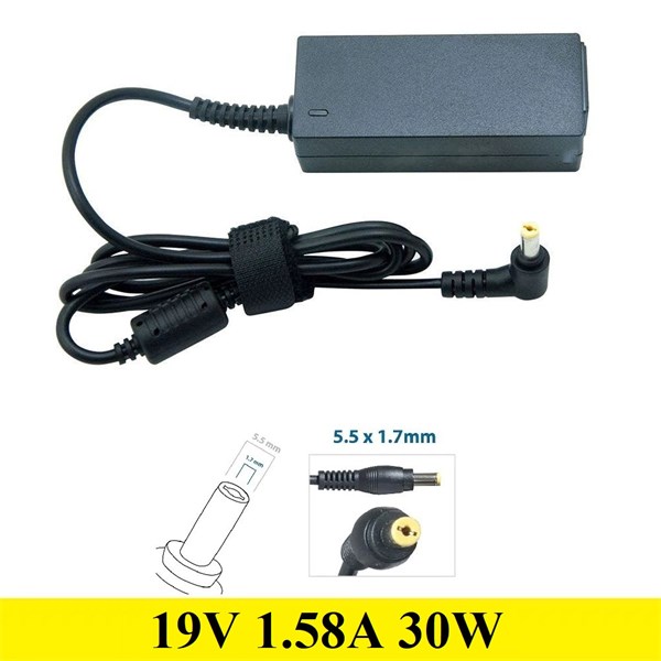 Fonte Carregador Acer 19V 1.58A 30W - 5.5x1.7mm
