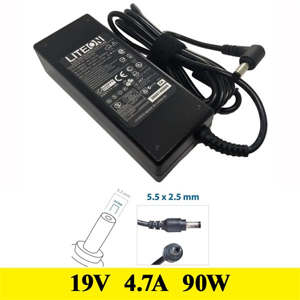 Fonte Carregador Liteon 19V 4.7A 90W - 5.5x2.5mm - Logo Liteon