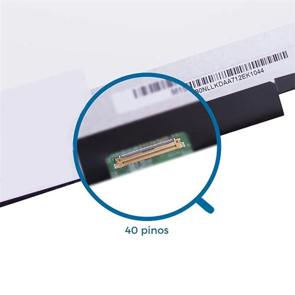 Tela 11.6" Led Slim 40 Pinos 1366x768 - Fixações Laterais - Brilhante - LTN116AT02 LTN116AT04-S01 NT116WHM N10N116BGE-L32 Rev. C2
