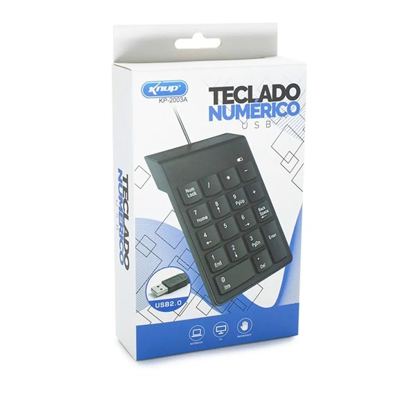 Teclado Numérico USB - KP-2003A