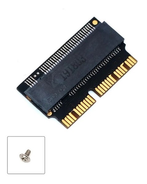 Adaptador SSD M.2 NVMe Para Macbook A1398 A1502 A1465 A1466 2013 2014 2015 2016 2017 iMac A1418 2013 2017 - 12+16 Pinos