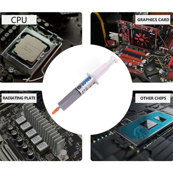 Pasta Térmica Prata GD900 - Seringa 30g - 4,8W/mK - Grease Thermal