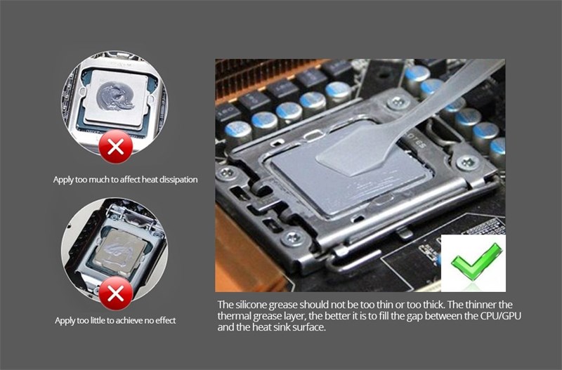 Pasta Térmica Prata GD900 - Seringa 30g - 4,8W/mK - Grease Thermal