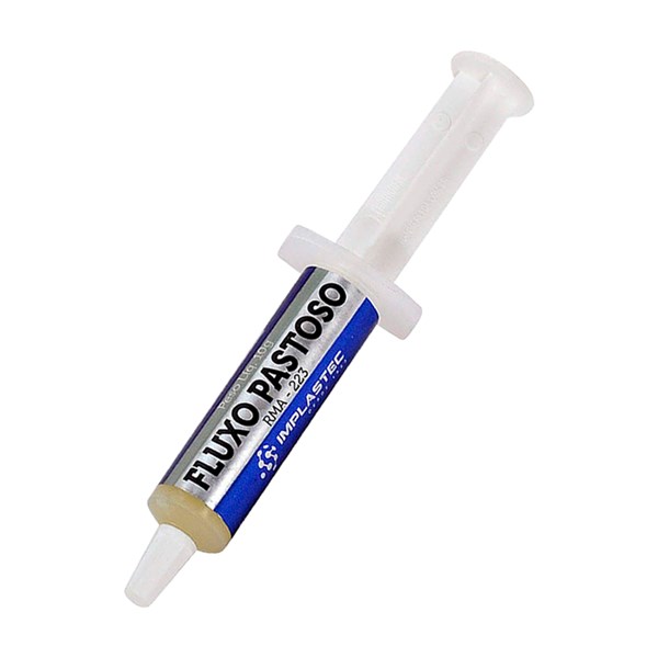 Fluxo de Solda Pastoso Seringa - 10g - Implastec