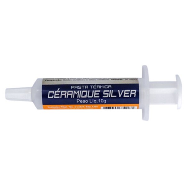Pasta Térmica Céramique Silver 10g - 1,2W/mK - Implastec