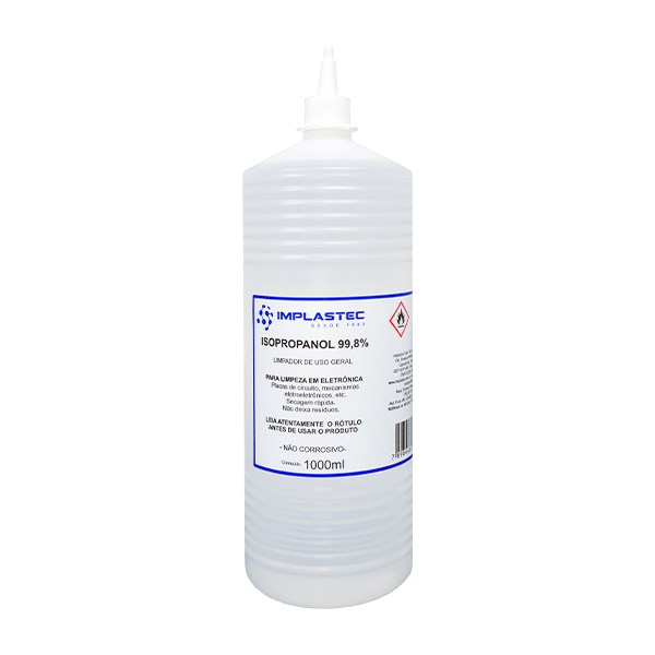 Álcool Isopropílico 99,8% - 1000ml - Implastec