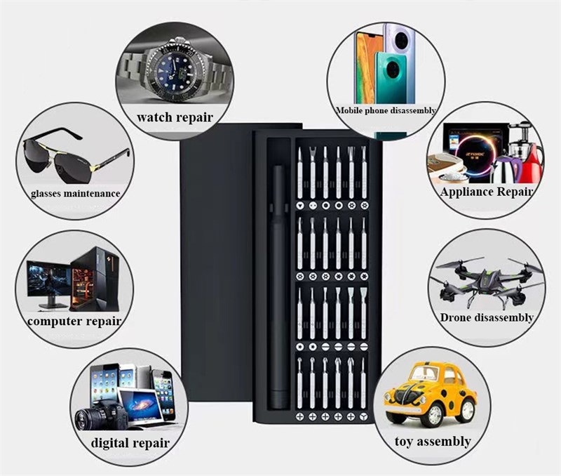 Kit De Ferramentas - 25 em 1 - Bits Magnéticos