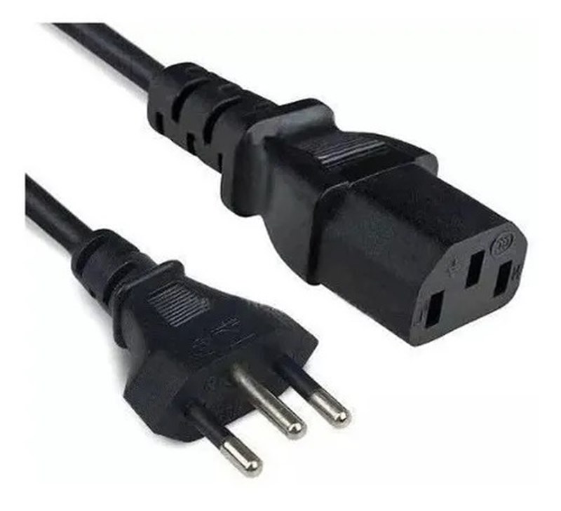 Cabo De Força Tripolar Para PC Padrão BR