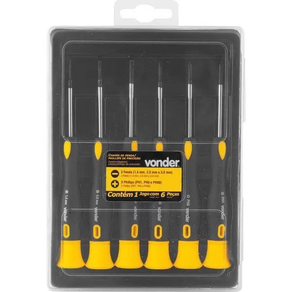 Kit De Ferramentas - 6 Peças - Vonder