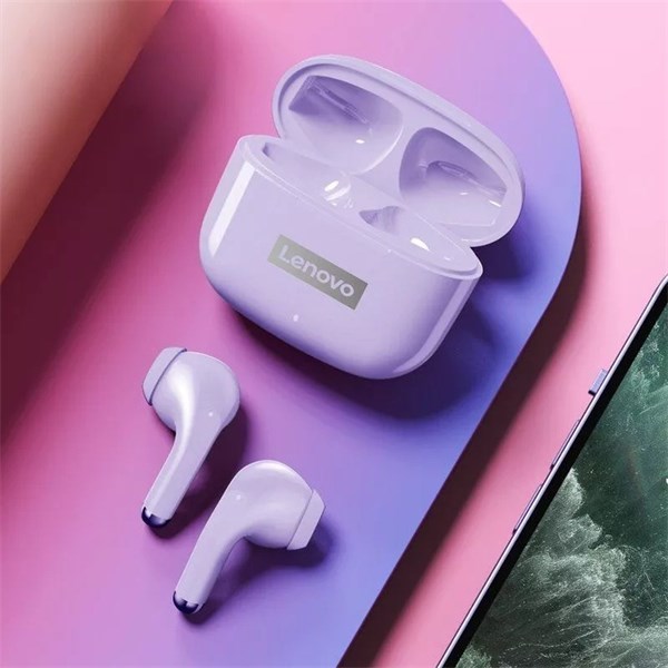 Fone de Ouvido Sem Fio Bluetooth - LP40Pro - Roxo - Lenovo