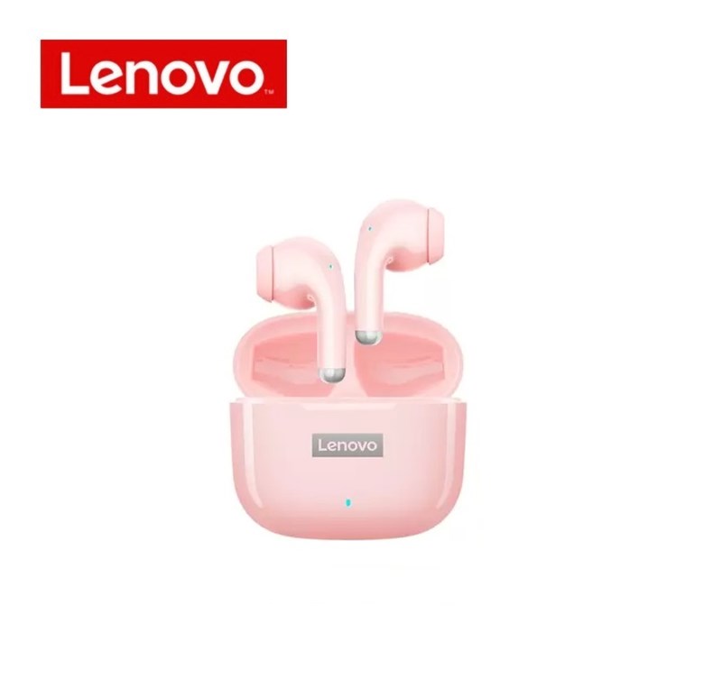 Fone de Ouvido Sem Fio Bluetooth - LP40Pro - Rosa - Lenovo
