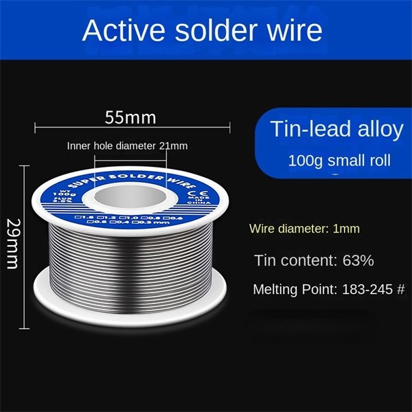 Fio de Solda Estanho 1.0mm 100g