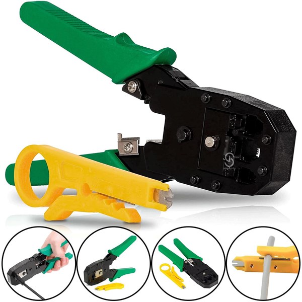 Alicate De Crimpar RJ45 RJ11 RJ12 - LE-1940