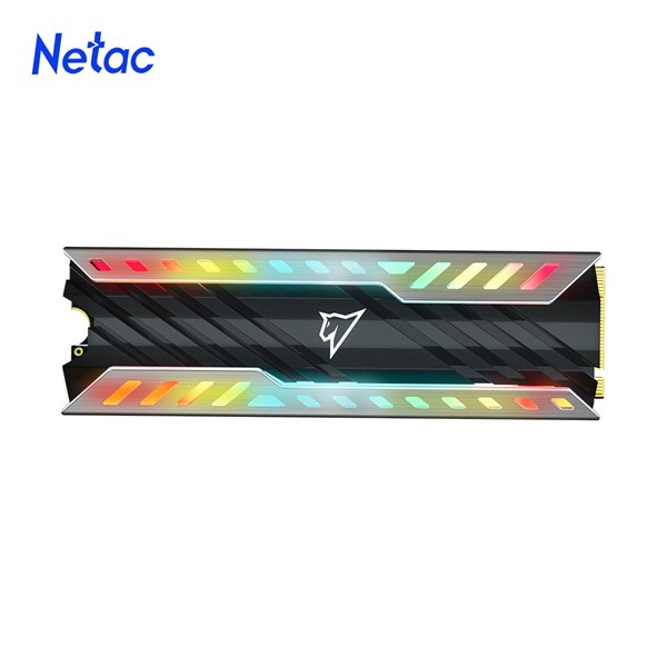 SSD 500GB M.2 NVMe NV3000 Com LED RGB - Com Dissipador - Netac