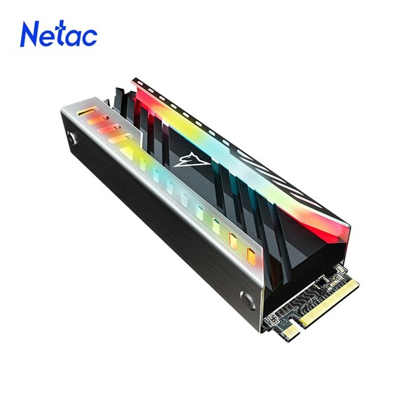 SSD 500GB M.2 NVMe NV3000 Com LED RGB - Com Dissipador - Netac