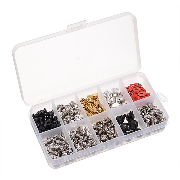 Kit com Parafusos - 305 Peças - Ideal Para Montagem de PC, Computador, Desktop