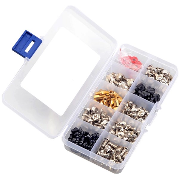 Kit com Parafusos - 305 Peças - Ideal Para Montagem de PC, Computador, Desktop