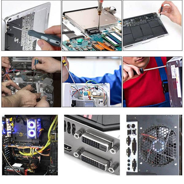 Kit com Parafusos - 305 Peças - Ideal Para Montagem de PC, Computador, Desktop