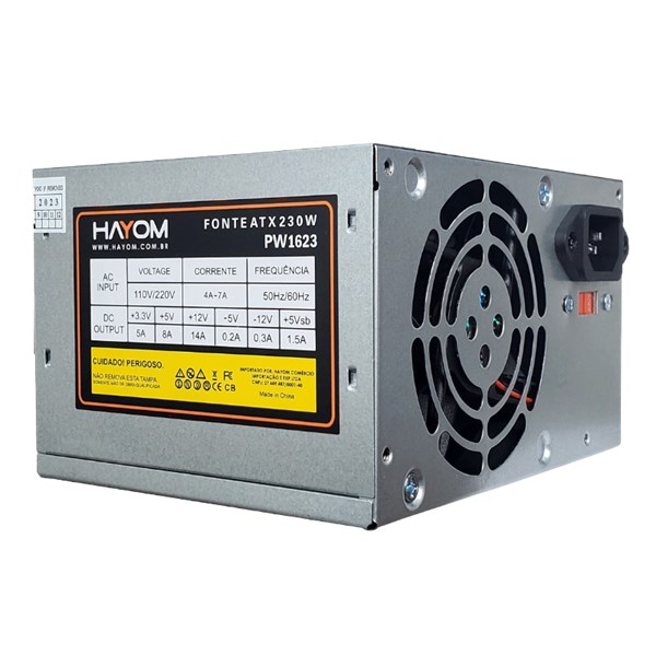 Fonte ATX 230W - 110/220V - PW1623