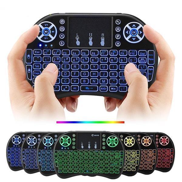 Mini Teclado Sem Fio Com LED - LE-7716 - Lelong