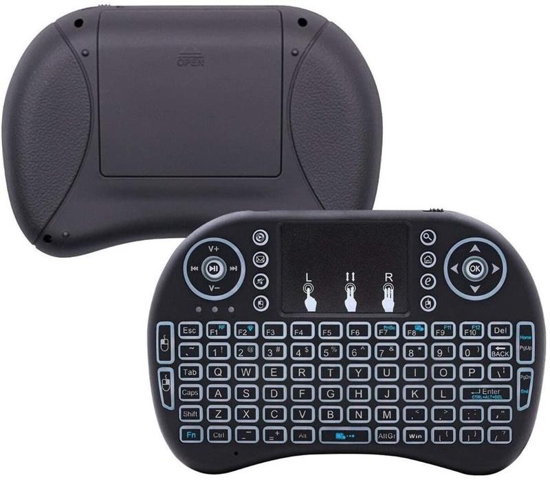 Mini Teclado Sem Fio Com LED - LE-7716 - Lelong