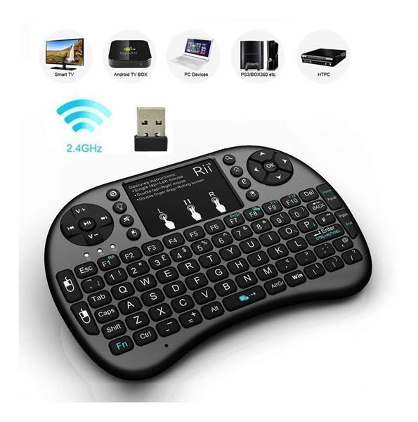 Mini Teclado Sem Fio Com LED - LE-7716 - Lelong