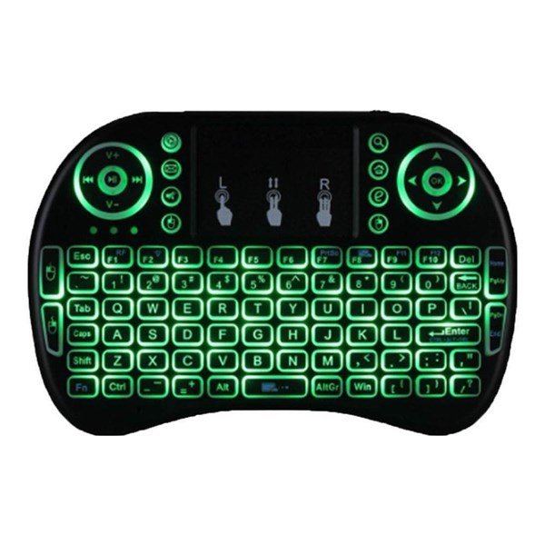 Mini Teclado Sem Fio Com LED - LE-7716 - Lelong