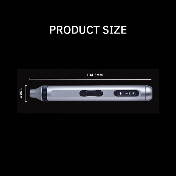 Chave Elétrica de Precisão Com LED - 51 Peças - Bits Magnéticos