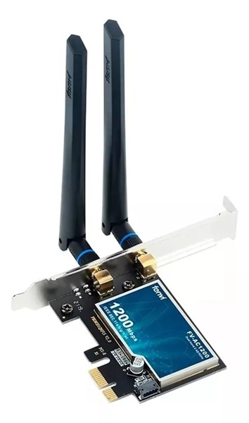 Adaptador Wifi Wireless PCI-e Dual Band 2.4G 5GHz 1200Mbps e Bluetooth 4.0