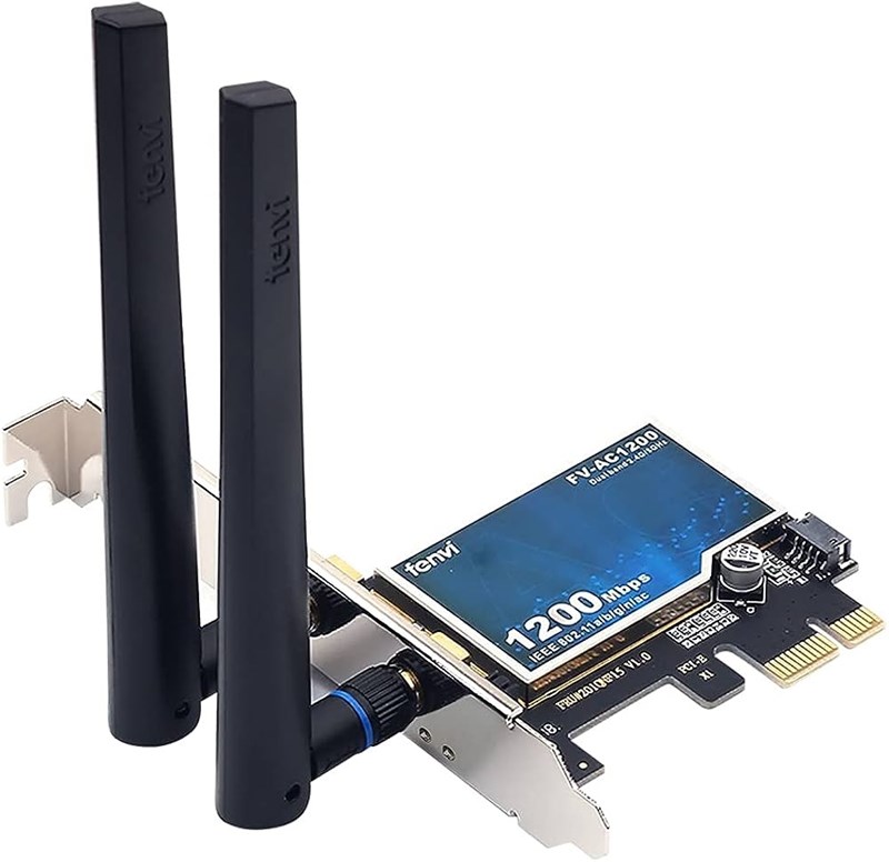 Adaptador Wifi Wireless PCI-e Dual Band 2.4G 5GHz 1200Mbps e Bluetooth 4.0