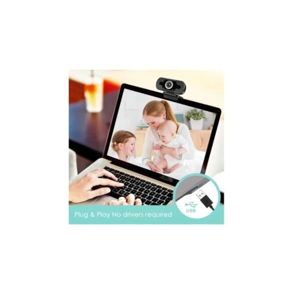 Webcam Full HD 1080P com Microfone - AC621