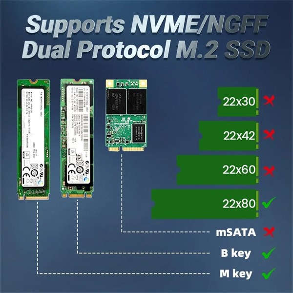 Dissipador Térmico Para SSD M.2 NVMe NGFF 2280 - 22x80mm - JEYI - Dissipador Para SSD NVMe