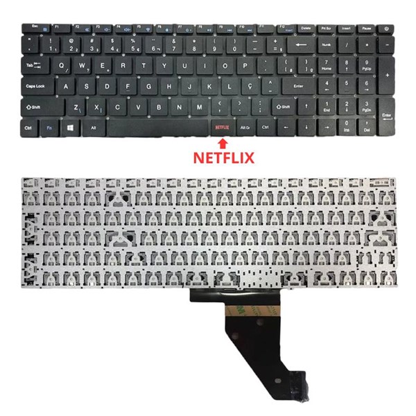 Teclado Para Notebook HP Compaq CQ29 CQ-29 CQ 29 - Sem Moldura - TC1054