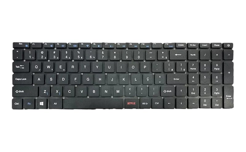 Teclado Para Notebook HP Compaq CQ29 CQ-29 CQ 29 - Sem Moldura - TC1054